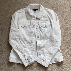 White denim jacket